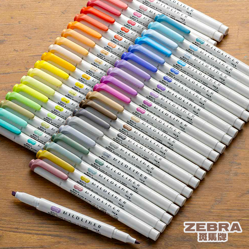 Zebra Pen Mildliner - Zebra Mildliner Highlighter Pens,5/10/25/35/40 Assorted colors