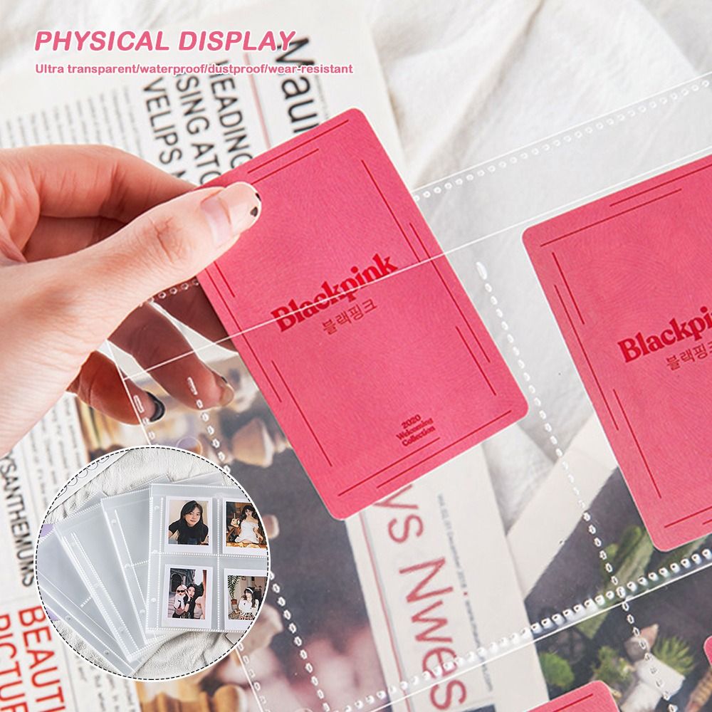 10PCS Transparent A4 Kpop Phot - огляд і ціна Binder A4 Lever