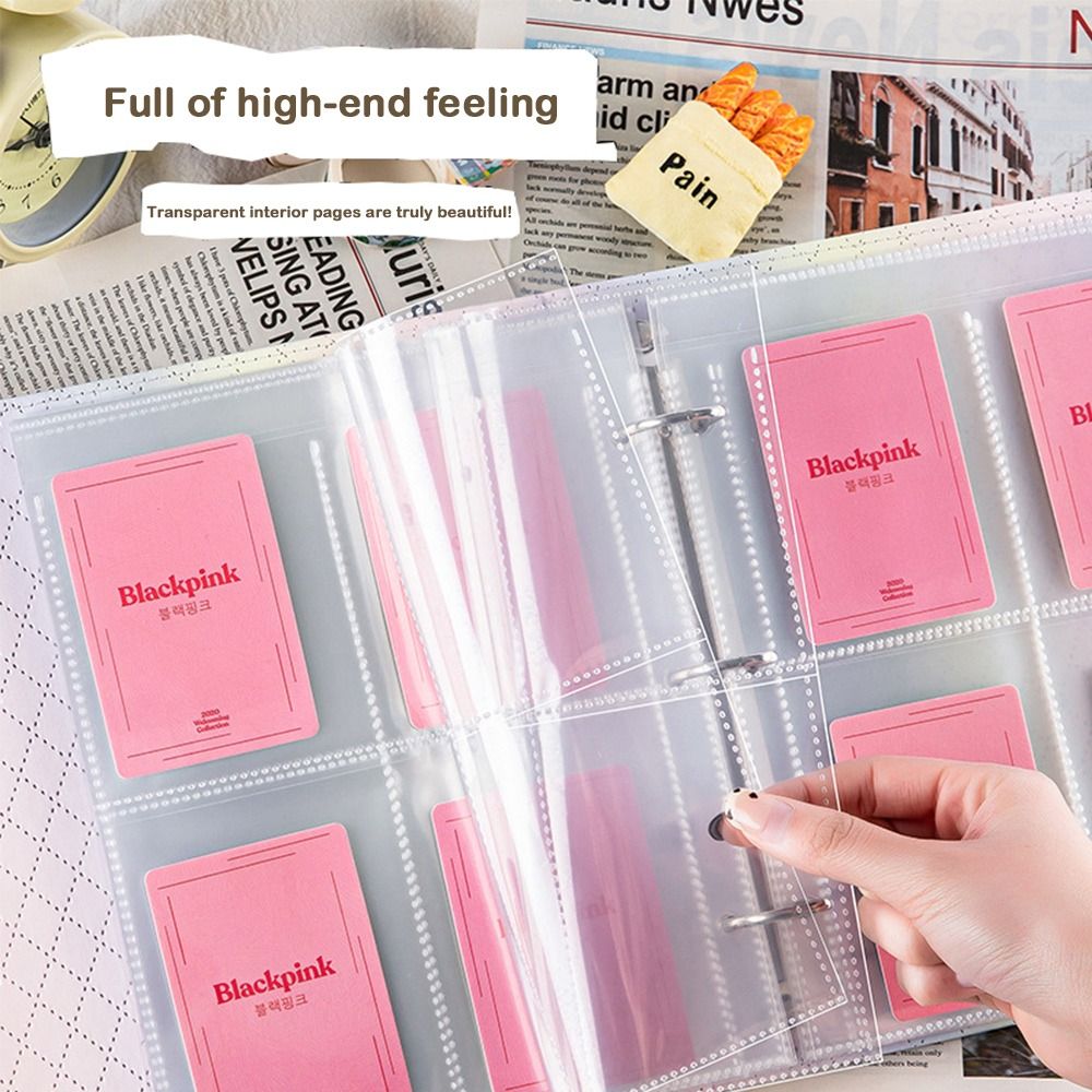 10PCS Transparent A4 Kpop Phot - огляд і ціна Binder A4 Lever