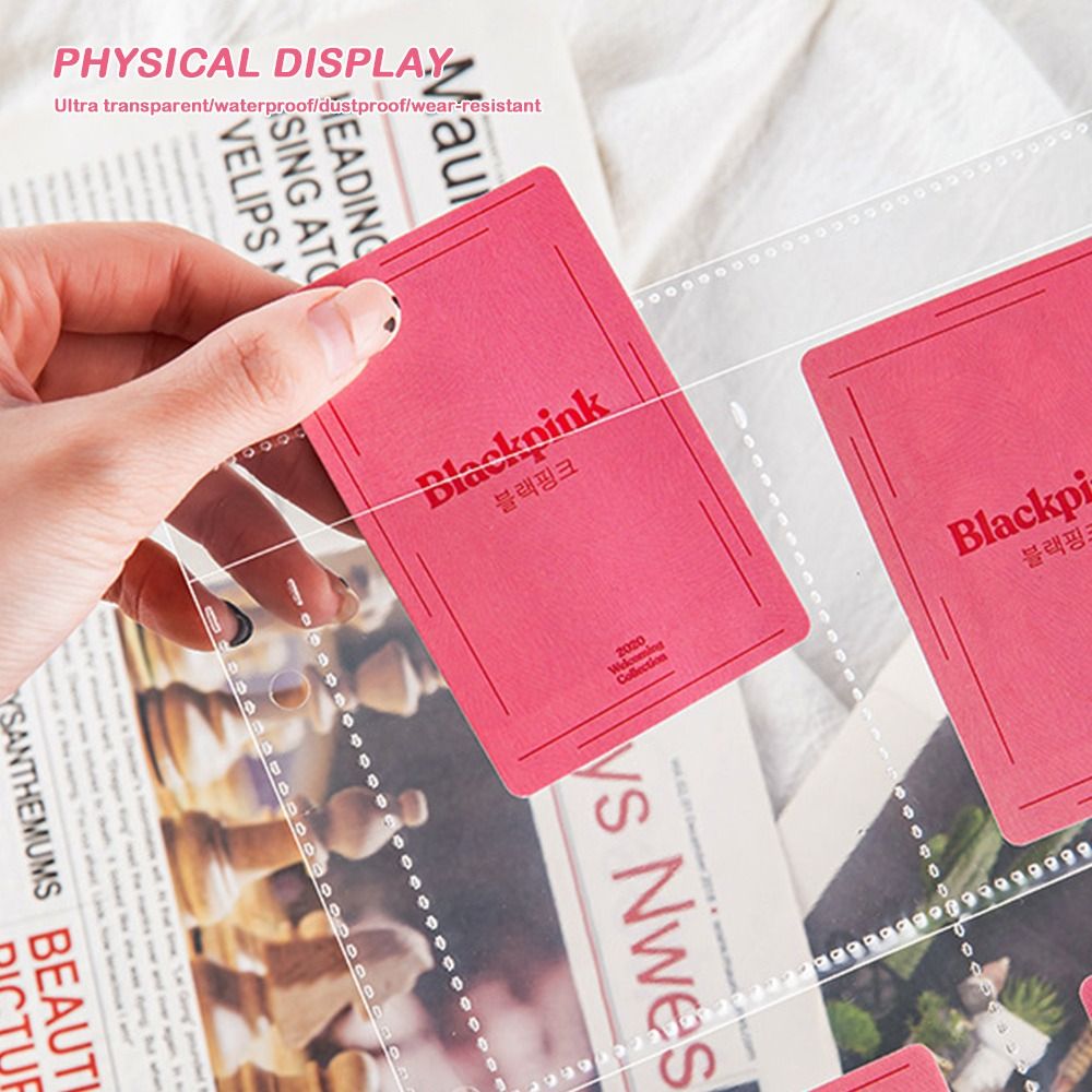 10PCS Transparent A4 Kpop Phot - огляд і ціна Binder A4 Lever