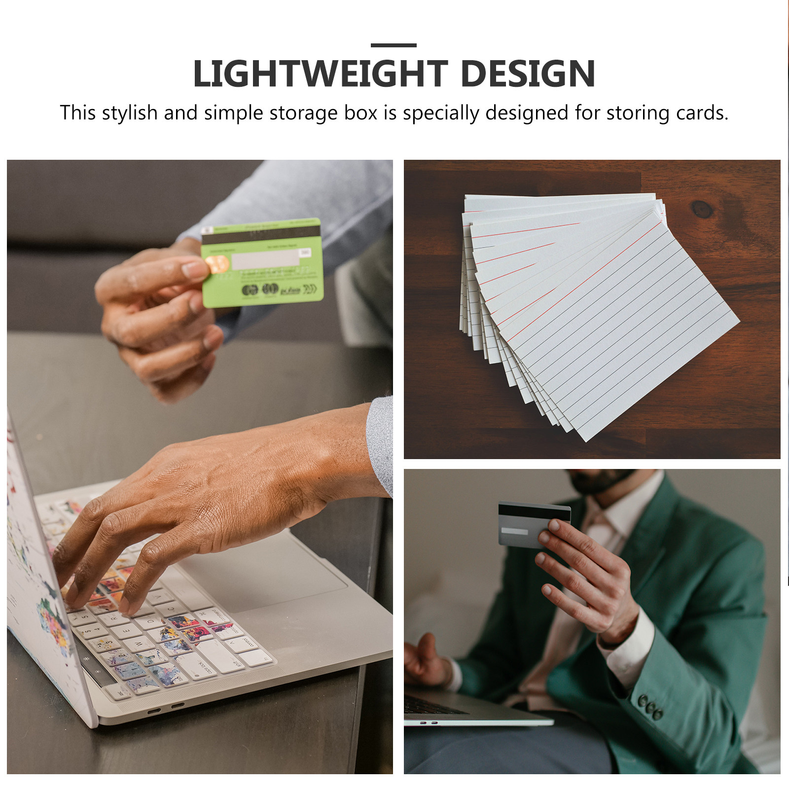 4Pcs Plastic Index Card File B - огляд і ціна Index Card Holder