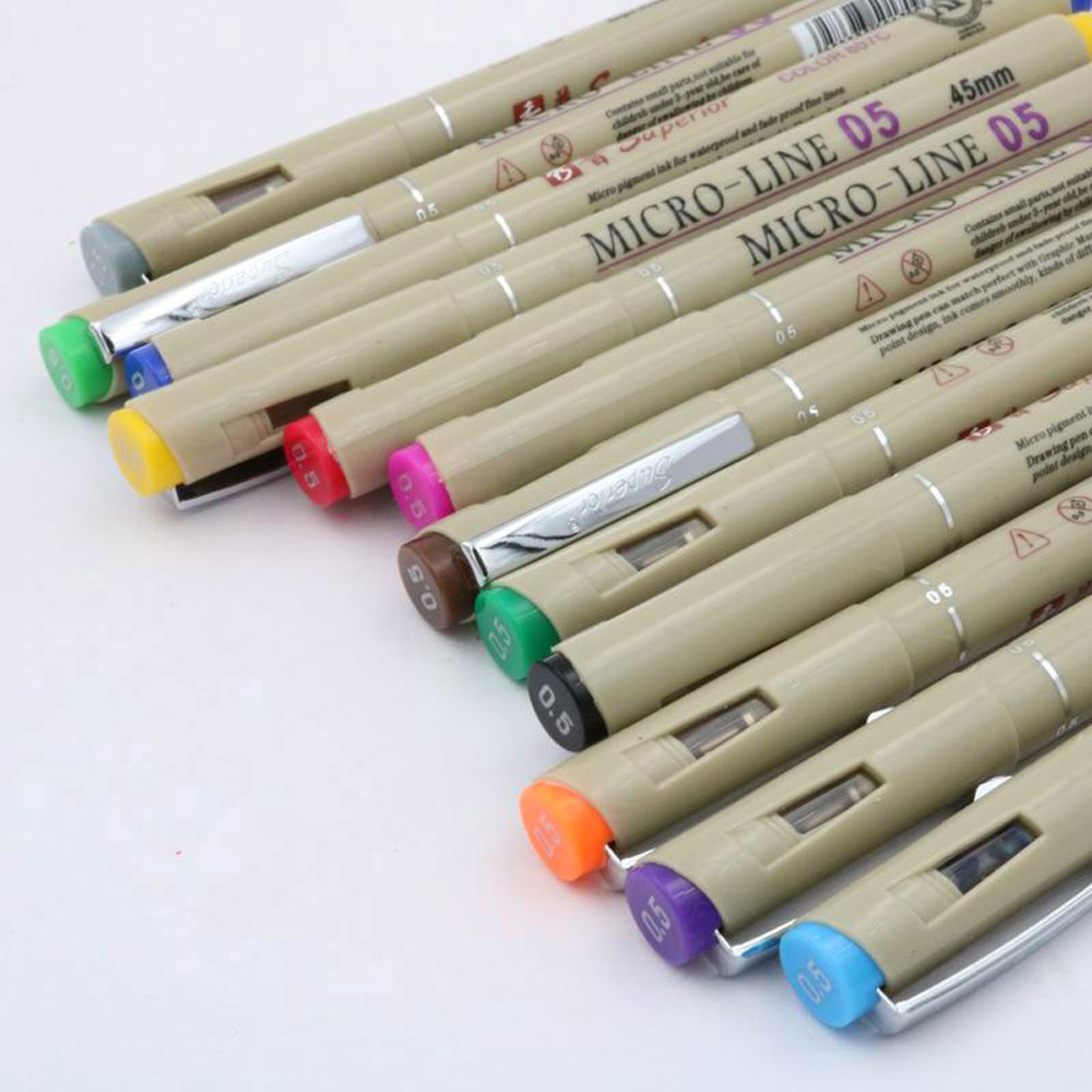 12 Colors Porous-Point Pens Dr - огляд і ціна Copic Marker Sketch