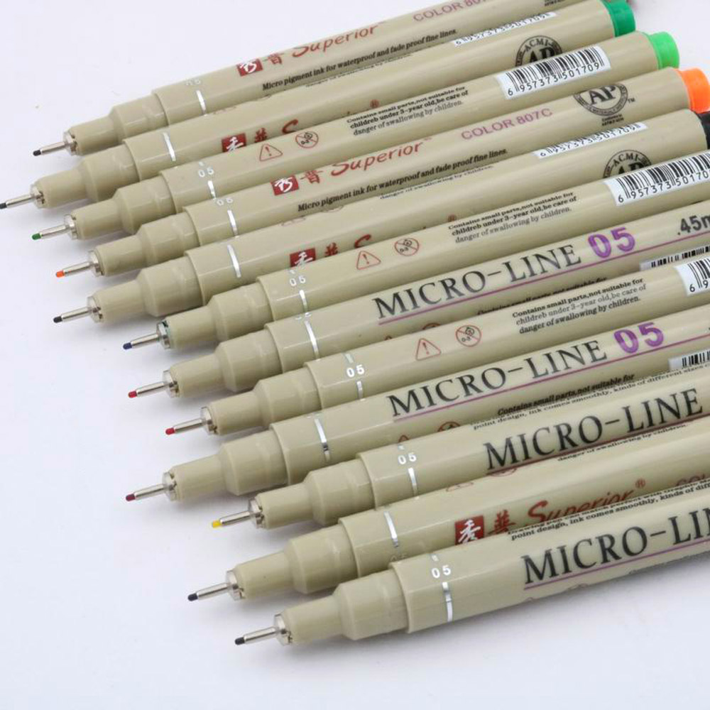12 Colors Porous-Point Pens Dr - огляд і ціна Copic Marker Sketch