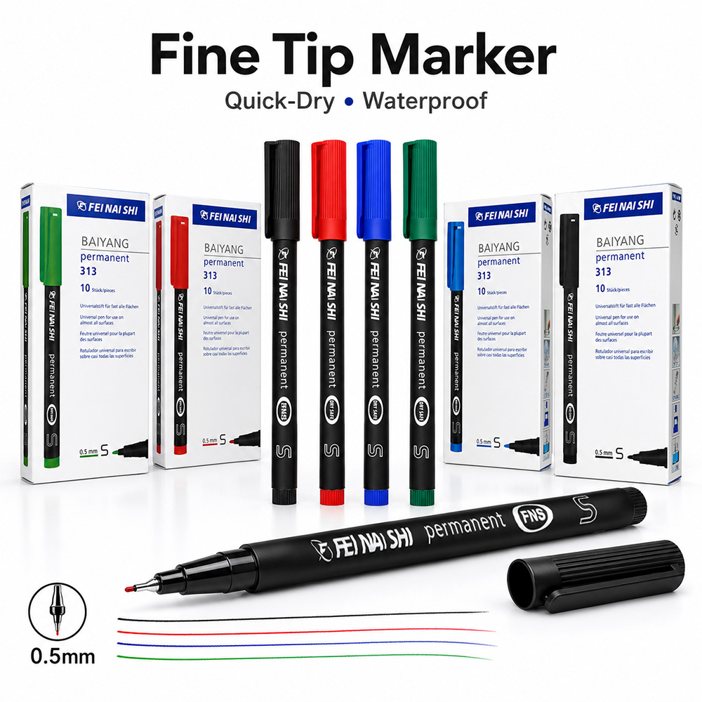 4/12 Pcs 0.5mm Fine Tip Perman - огляд і ціна Correction Pen Fine
