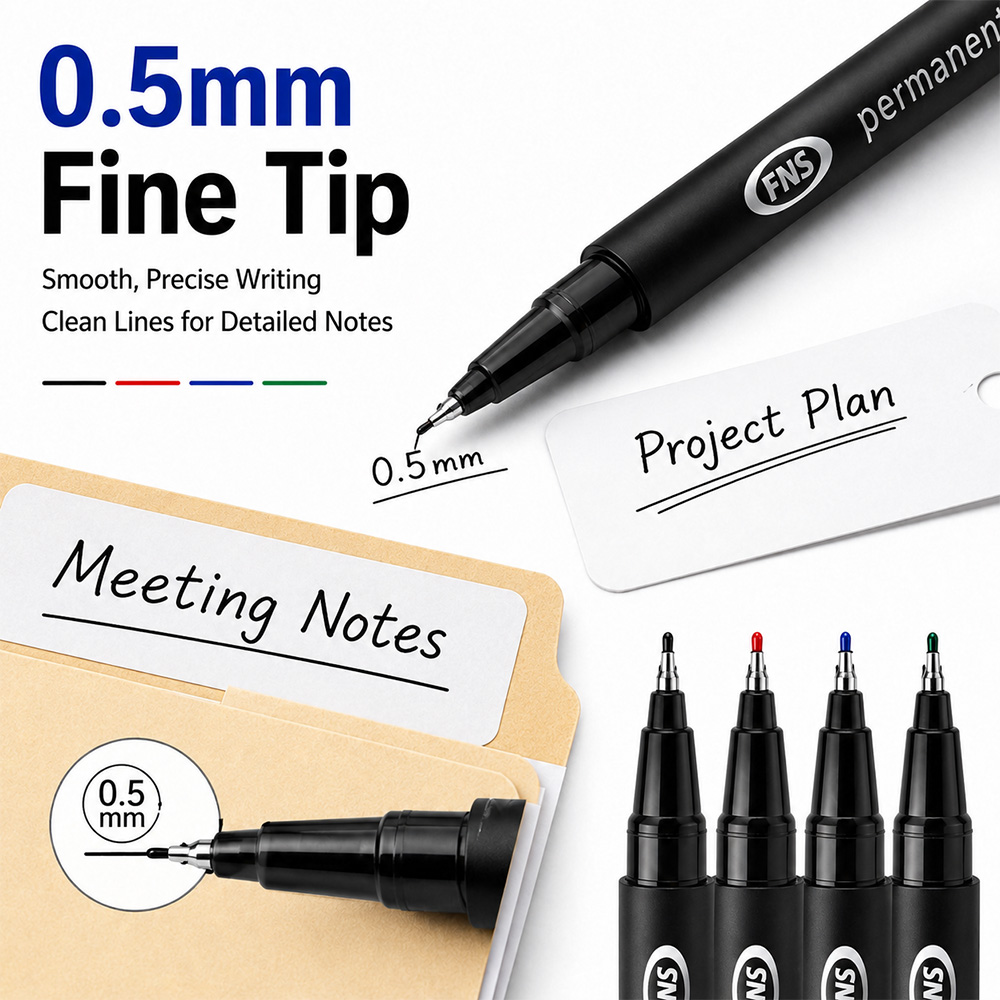 4/12 Pcs 0.5mm Fine Tip Perman - огляд і ціна Correction Pen Fine