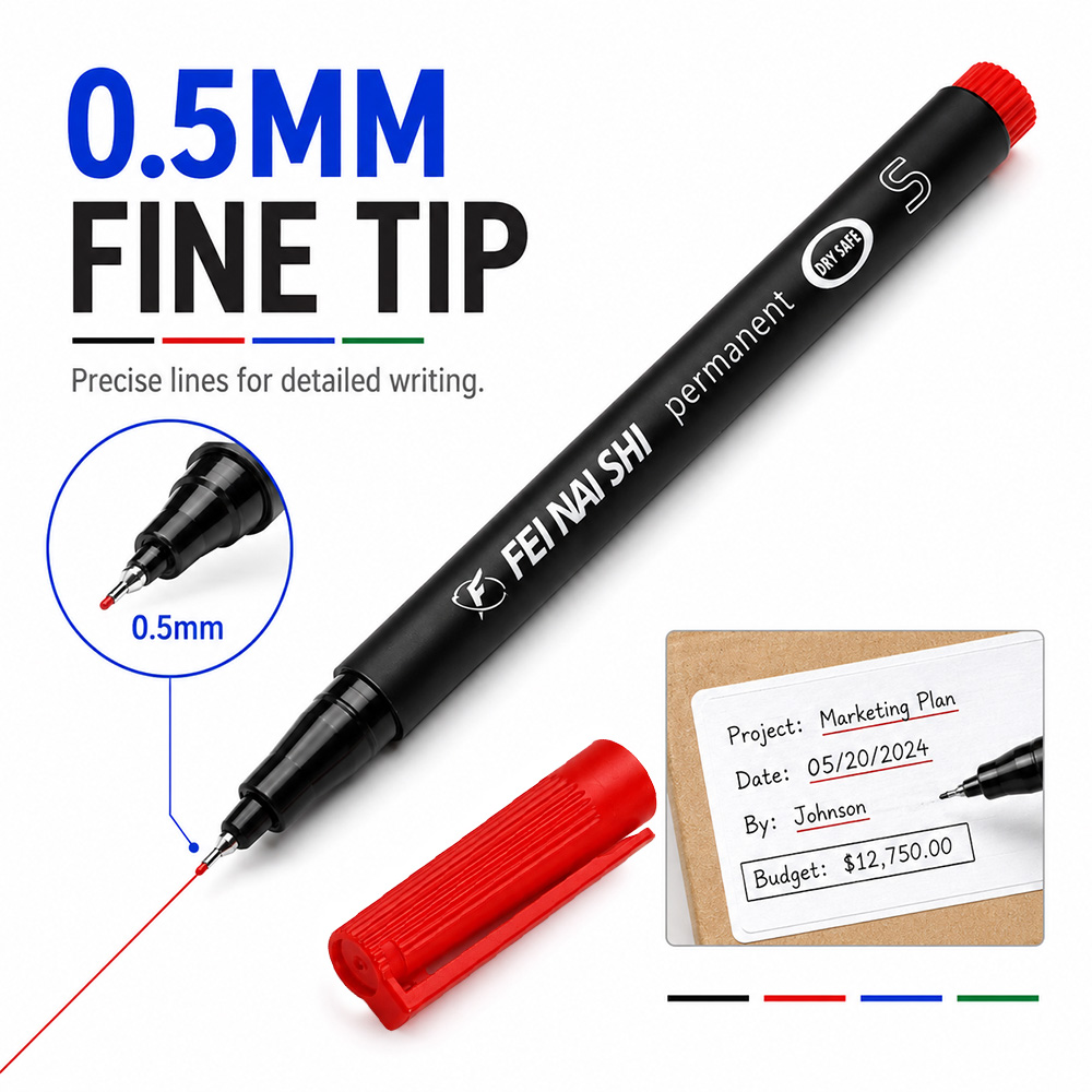 4/12 Pcs 0.5mm Fine Tip Perman - огляд і ціна Correction Pen Fine