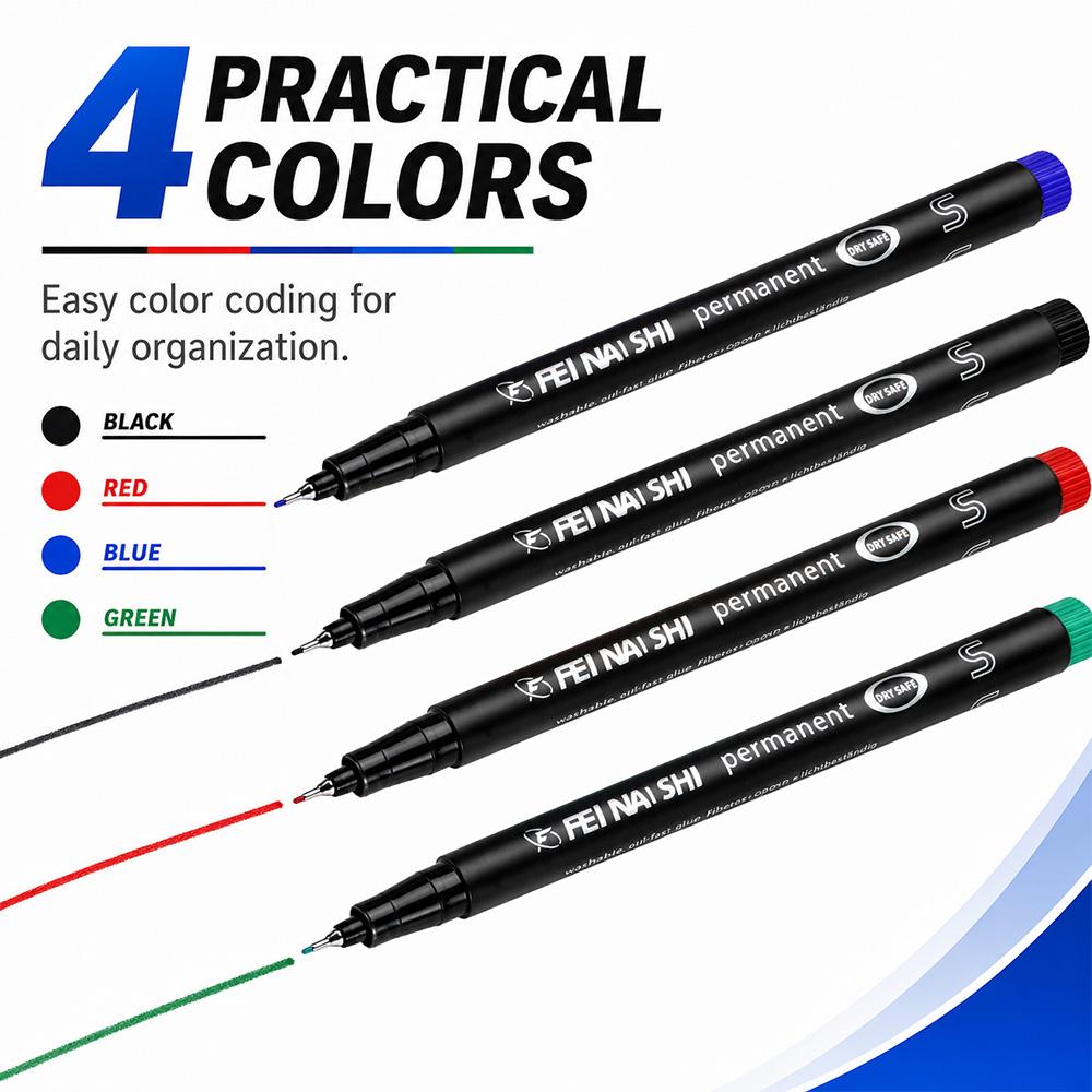 4/12 Pcs 0.5mm Fine Tip Perman - огляд і ціна Correction Pen Fine
