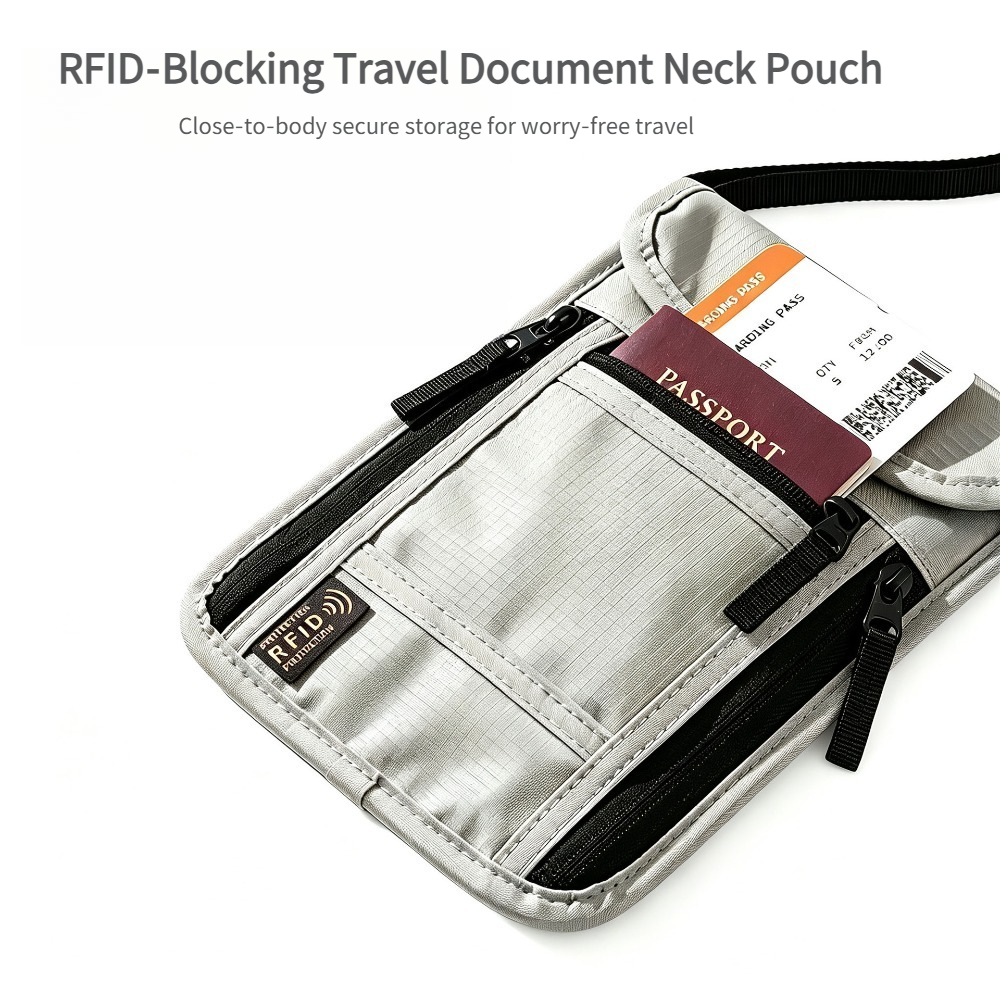 Travel Neck Wallet, RFID Block - огляд і ціна Index Card Holder