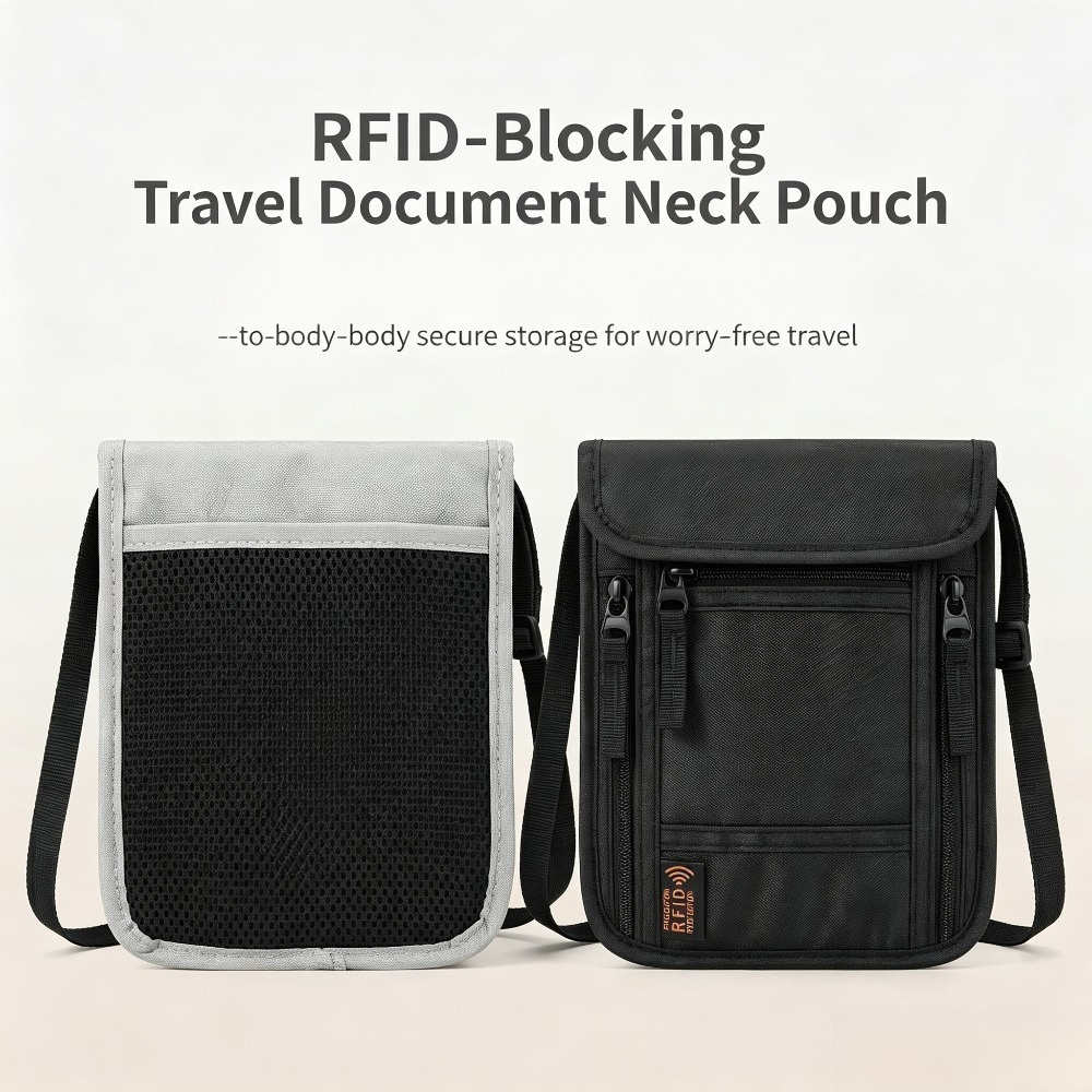Travel Neck Wallet, RFID Block - огляд і ціна Index Card Holder